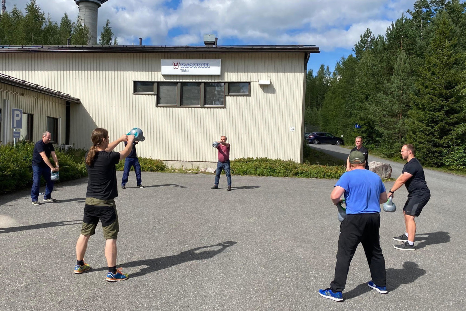 Exercise during workdays at Tasowheel Tikkakoski